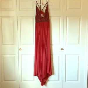Free People long terra-cotta size 0 gown